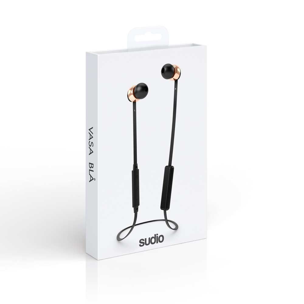 Sudio Vasa Bl&amp;aring; Wireless Earphones with Charger, Black