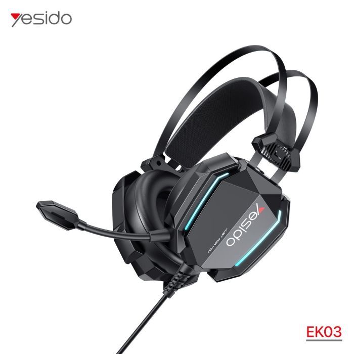 Yesido EK03 Wired Game Headset with LED 7 Colors