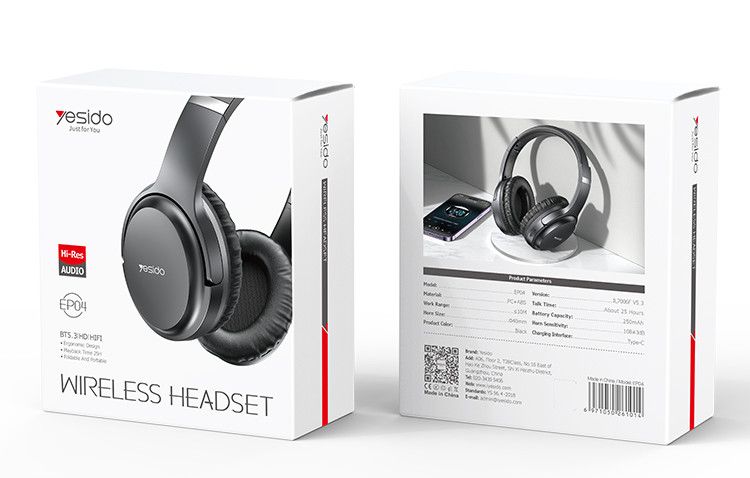 Yesido EP04 Wireless Headset BT5.3 HD HIFI