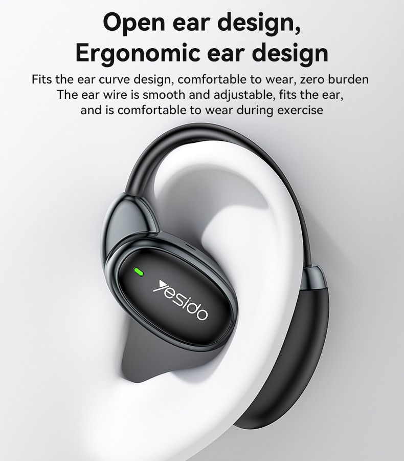 Yesido YSP19 OWS Waterproof Headset, Black