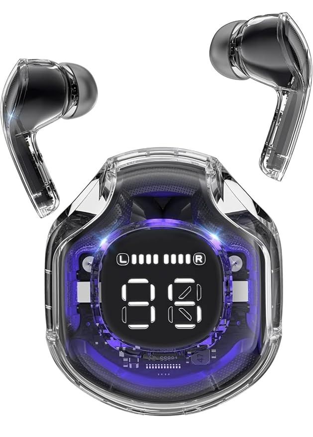 TDG PZX Ultrapods Pro True Wireless BT Headset, BLACK