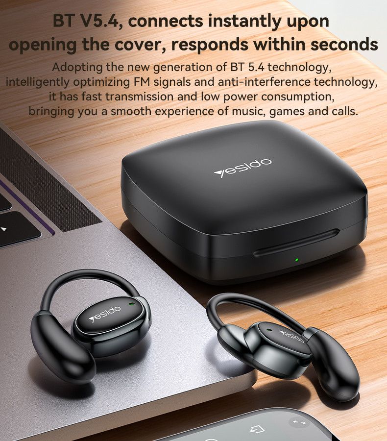 Yesido YSP19 OWS Waterproof Headset, Black
