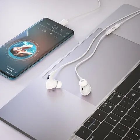 hoco M101 Pro Type-C Earphone White