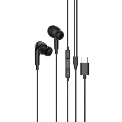 hoco M101 Pro Type-C Wire-Controlled Earphone, Black