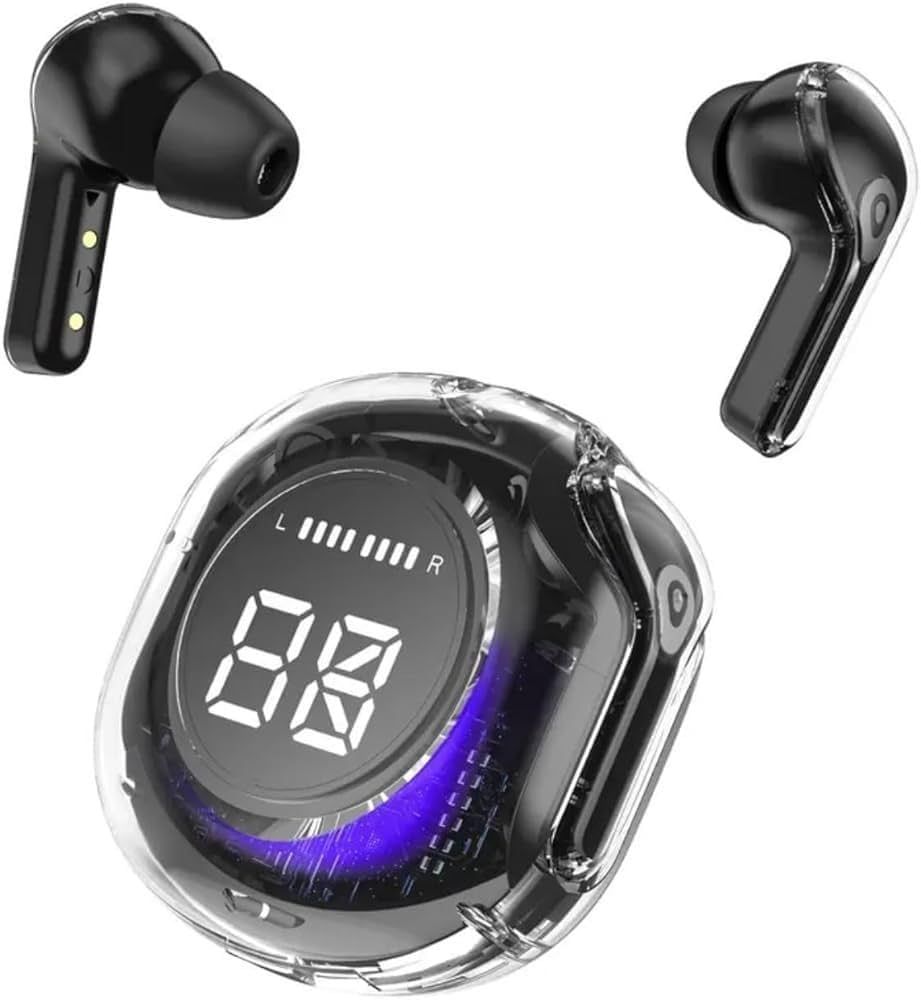 TDG PZX Ultrapods Pro True Wireless BT Headset, BLACK