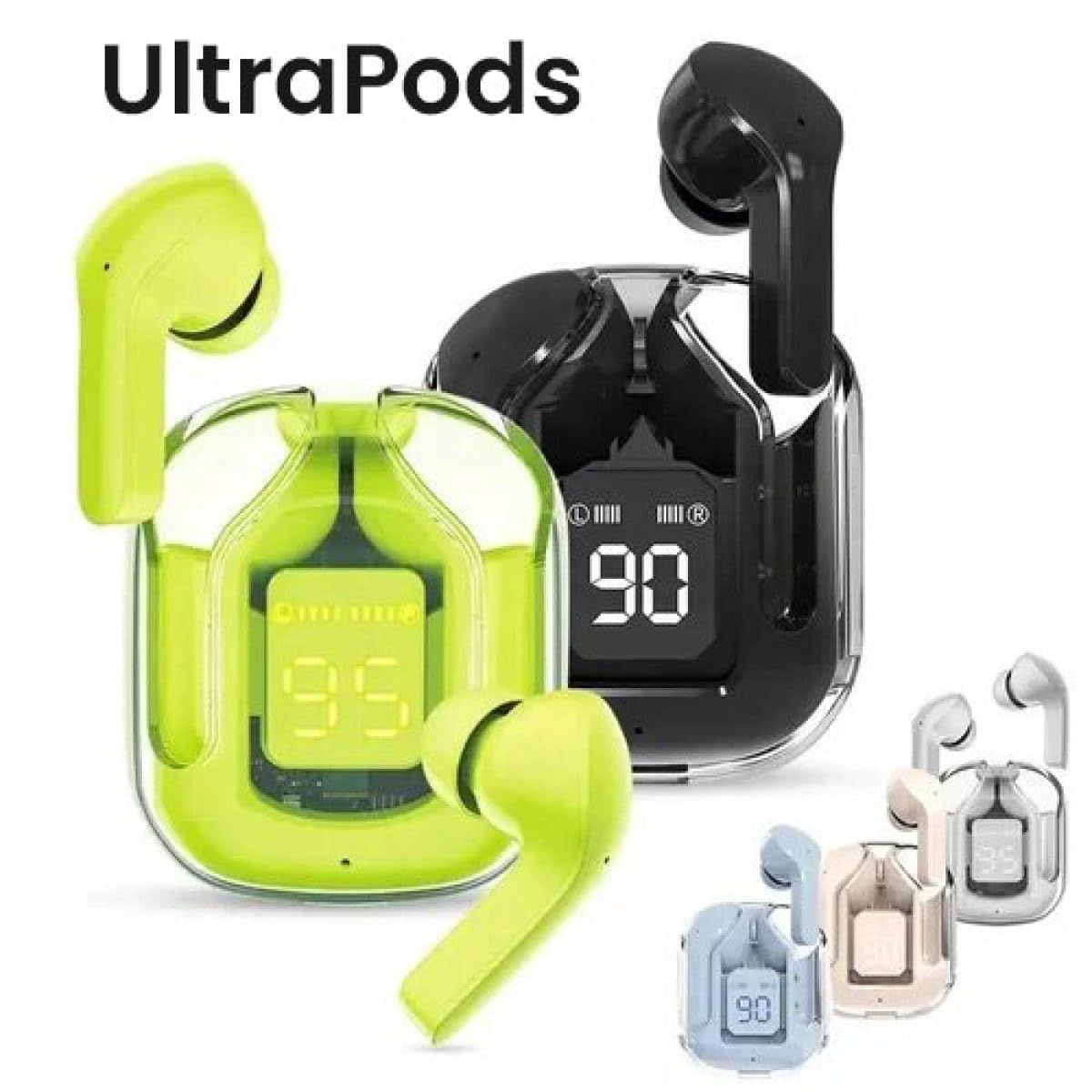 TDG PZX Ultrapods Max True Wireless BT Headset, Green