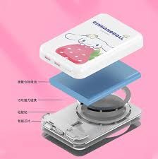 Sanrio Magnetic Wireless Power Bank 10000mAh, Cinnamroll