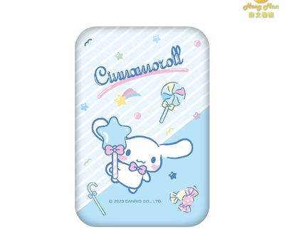 Sanrio Magnetic Wireless Power Bank 10,000mAh, Candy Cinnamoroll