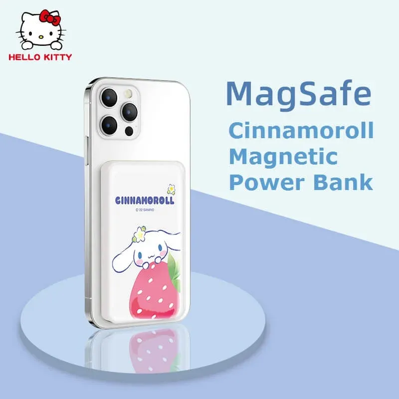 Sanrio Magnetic Wireless Power Bank 10000mAh, Cinnamroll