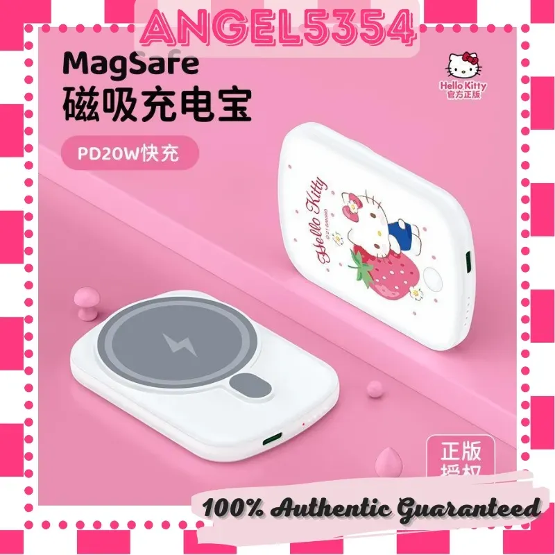 Sanrio Magnetic Wireless Power Bank 10000mAh, My Melody
