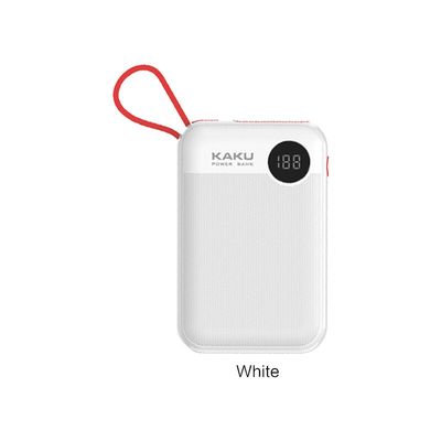 6921042110332-Kaku KSC-158 CHUANGYUAN 10,000mAh Power Bank White