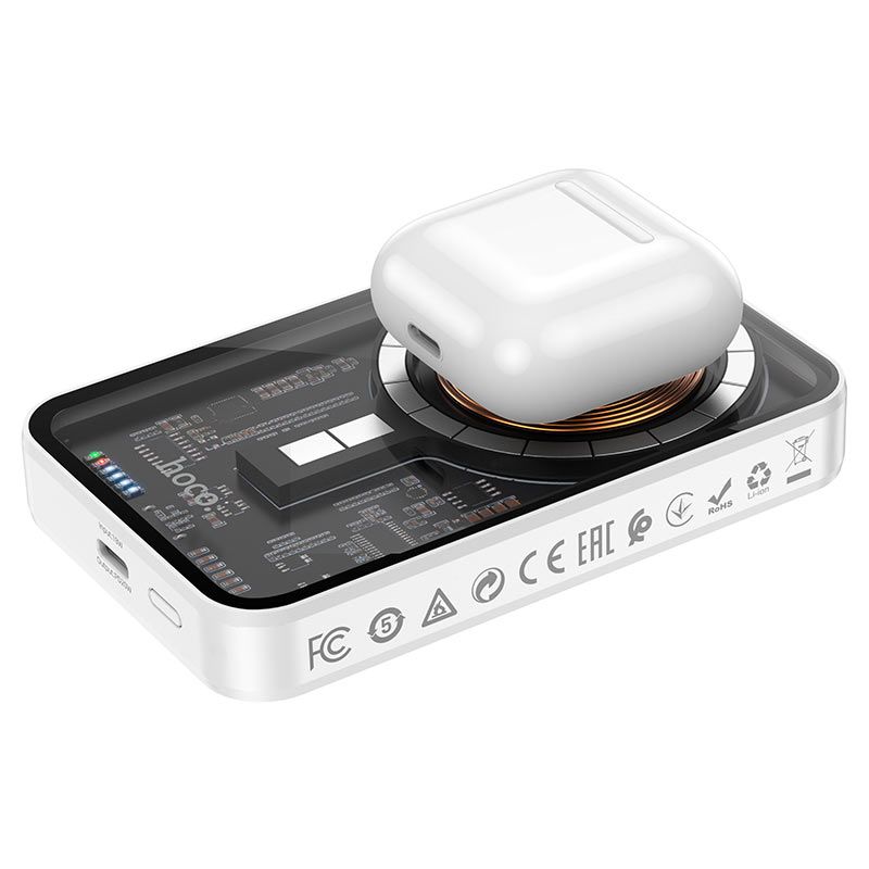 6931474775948-hoco PD 20W Q10 QC3.0 5,000mAh Wireless Power Bank