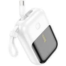 6942007611411-hoco PD 20W Q20 QC 3.0 10,000mAh Power Bank White