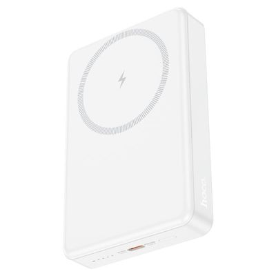 hoco J125A 10,000mAh Magnetic Power Bank, White hoco J125A 10,000mAh Magnetic Power Bank, White