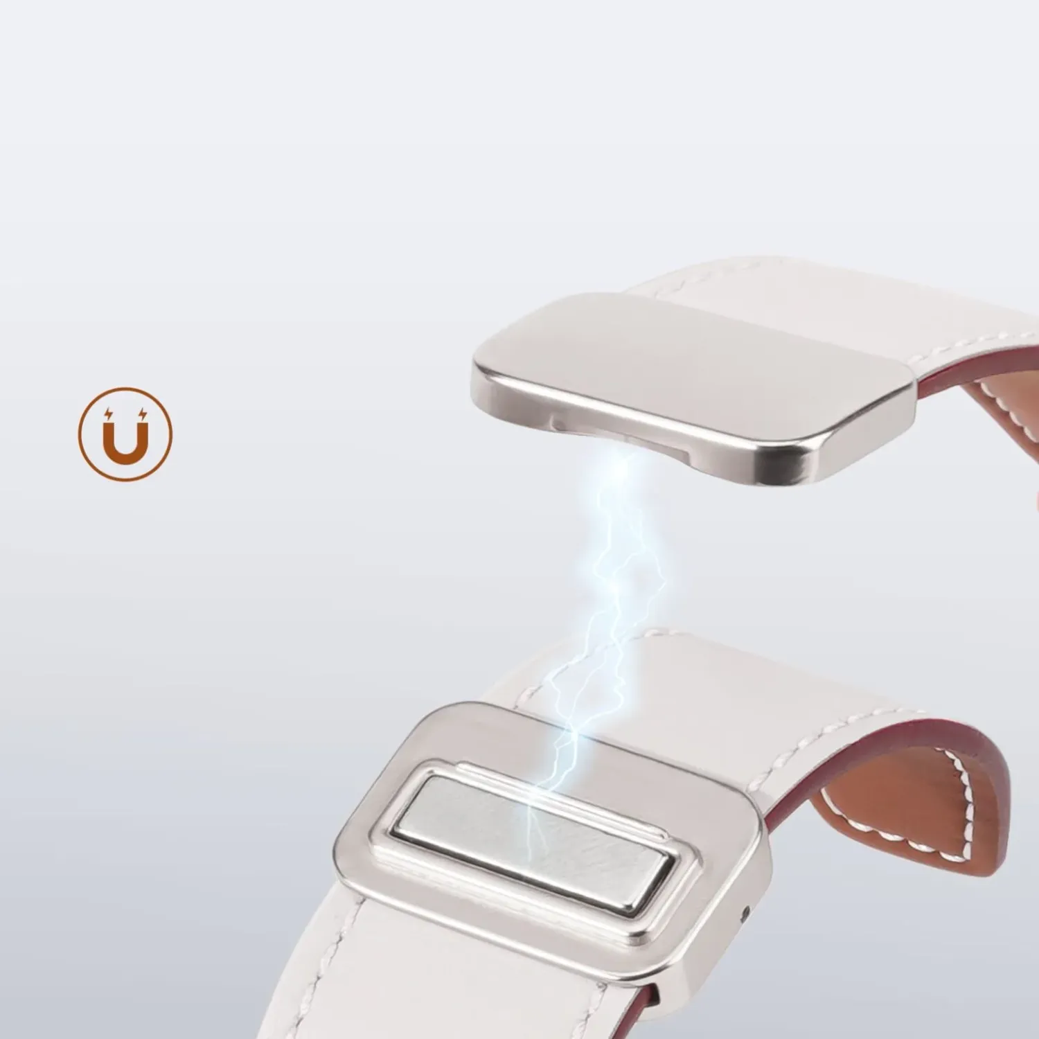 Dux Ducis Apple Watch 42/44/45/49mm YA Band, White