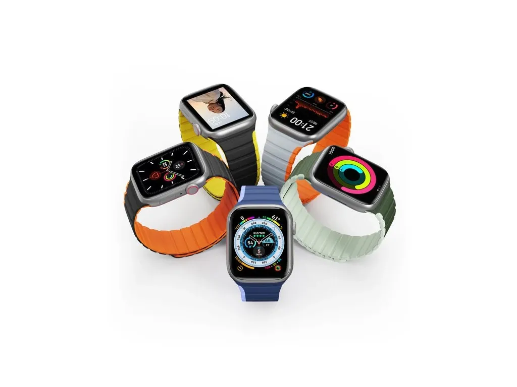 Dux Ducis Apple Watch Strap (LD Series) 38/40/41MM Black Orange