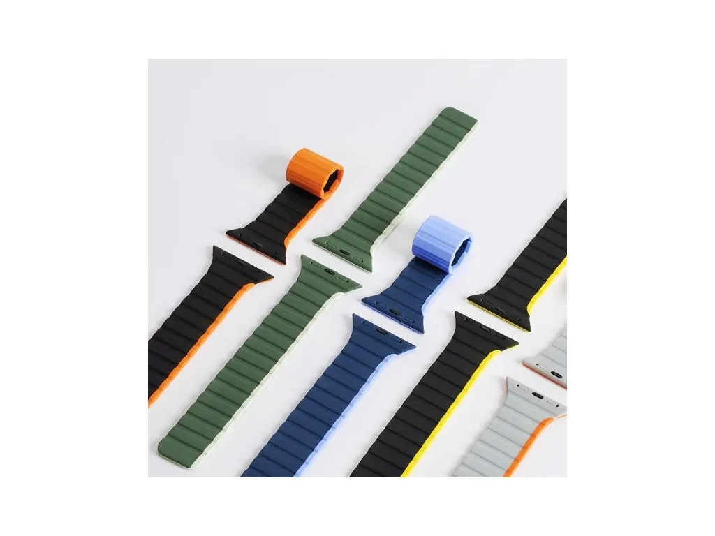 Dux Ducis Apple Watch Strap (LD Series) 38/40/41MM Black Orange