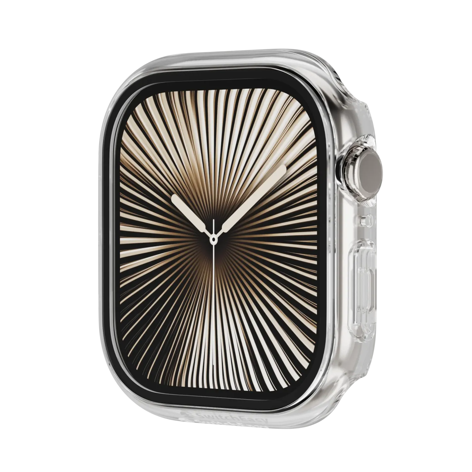 SwitchEasy Apple Watch 42mm Hybrid WP 9H Glass Waterproof Case, Transparent