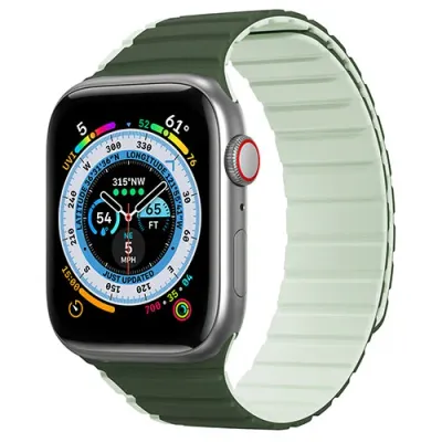Dux Ducis Apple Watch Strap (LD Series) 42/44/45/49MM Green