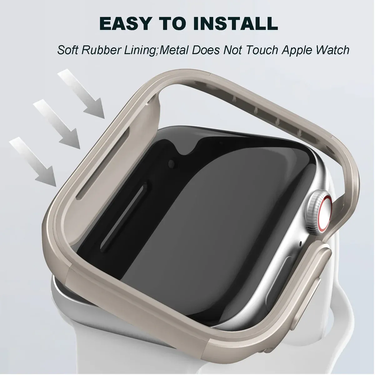 X-doria Apple Watch 41mm Raptic Edge 7, White