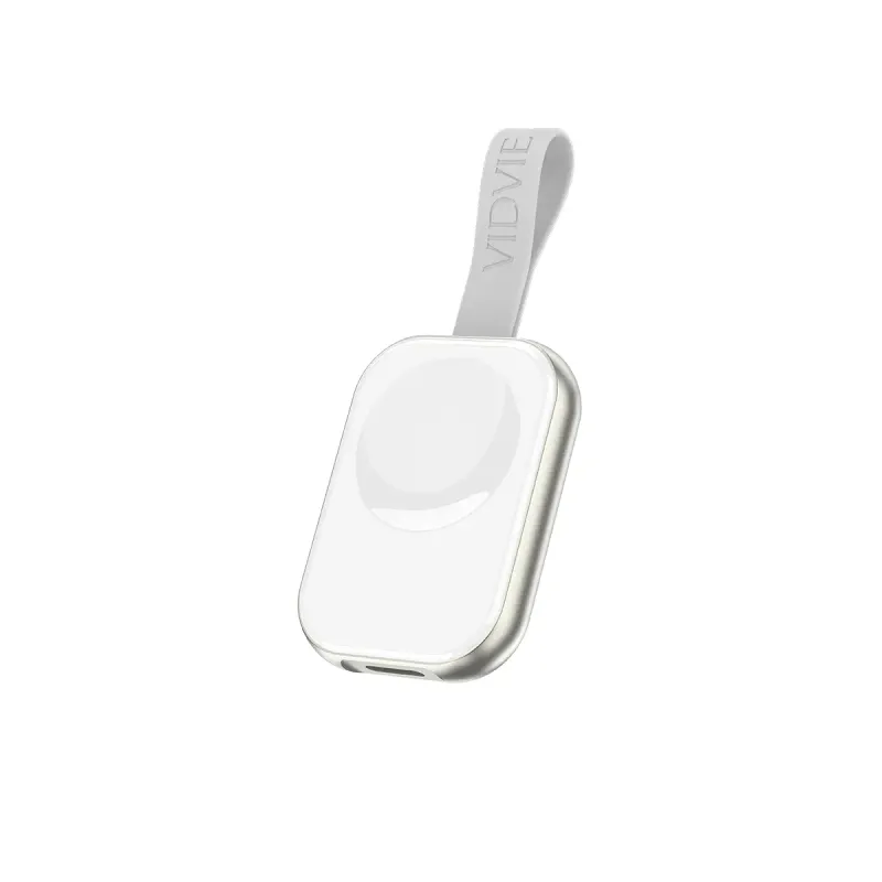 Vidvie mini Apple Watch Charger, Lightning, White