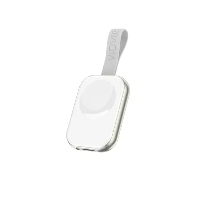 Vidvie mini Apple Watch Charger, Lightning, White