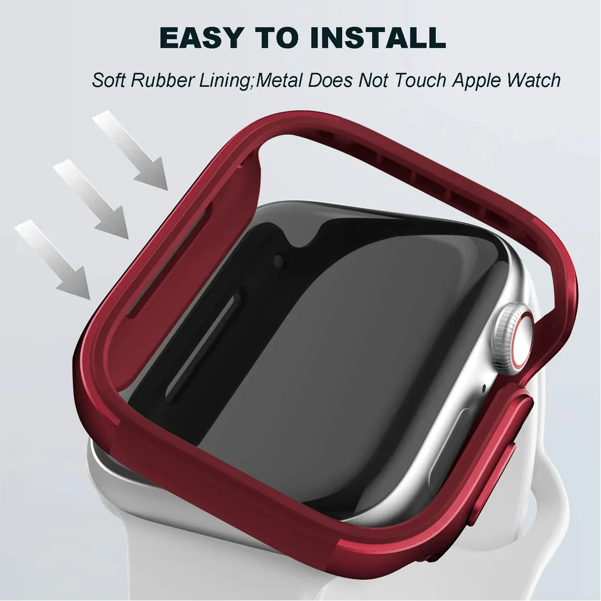 X-doria Apple Watch 41mm Raptic Edge 7, Red