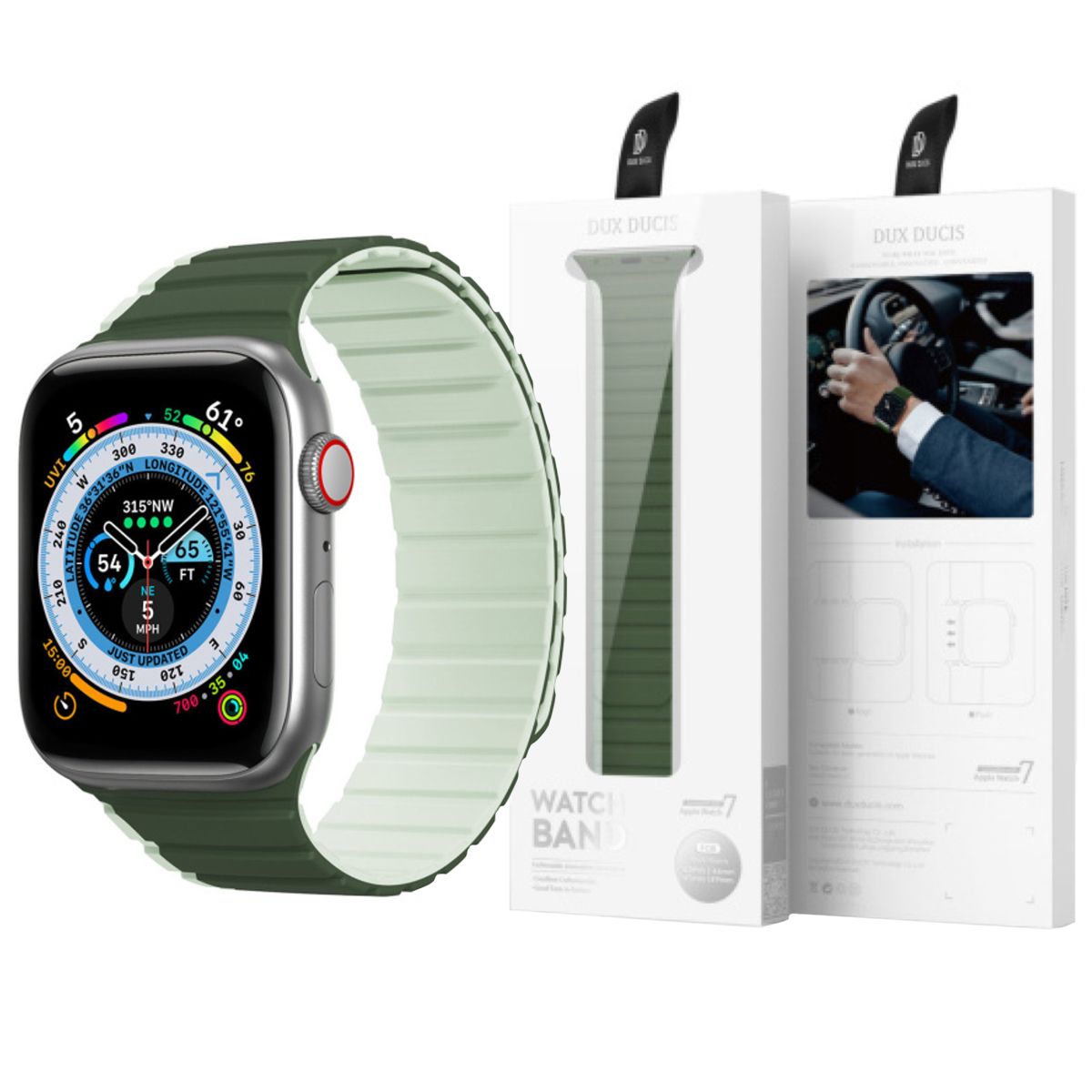 Dux Ducis Apple Watch Strap (LD Series) 38/40/41MM Green
