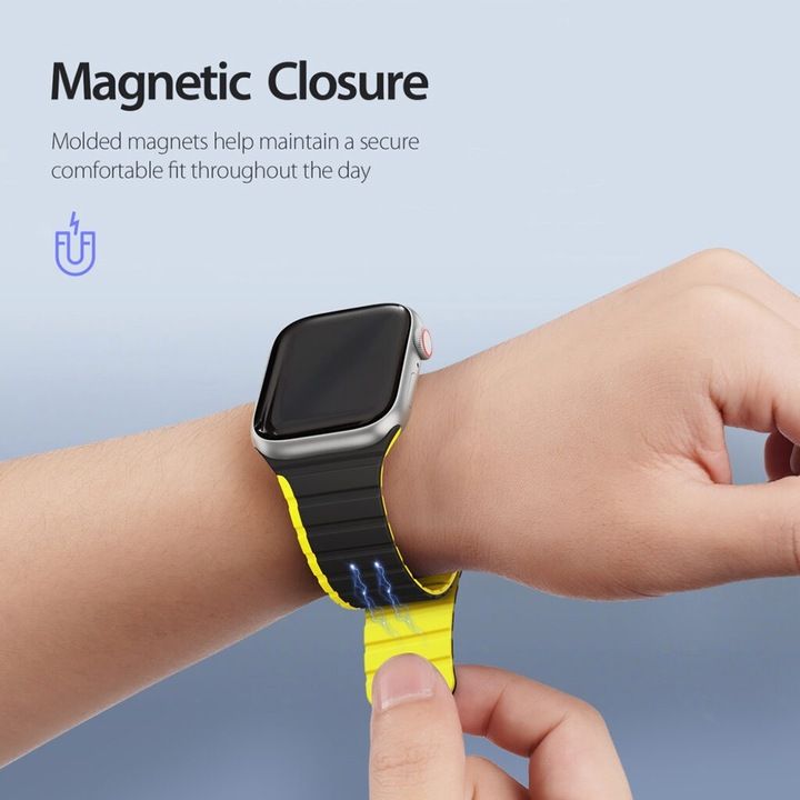 Dux Ducis Apple Watch Strap (LD Series) 38/40/41MM Black Yellow