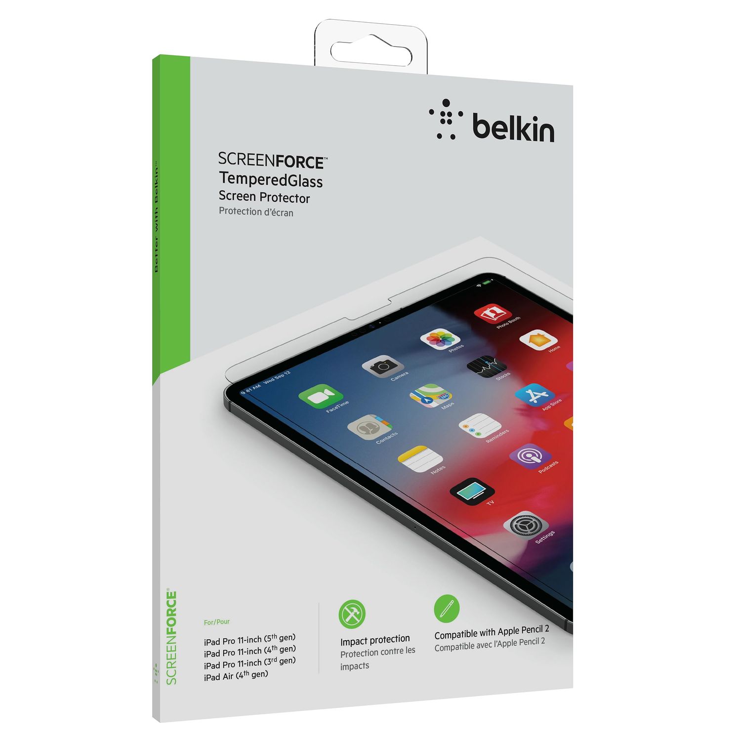 778928-Belkin iPad Pro 11&quot;/iPad Air 4 10.9&quot; ScreenForce Te