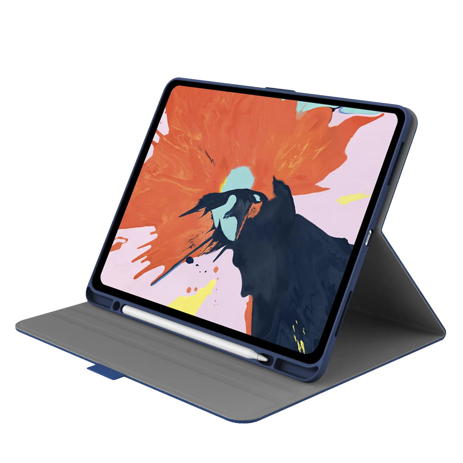 Cygnett TekView w. pencil holder for iPad Pro 12.9 Navy/Blue (2019/2020)