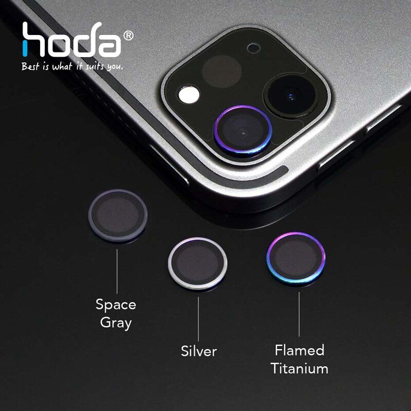 Hoda iPad Pro 11&quot;/12.9&quot; (2020) Sapphire Lens Protector, Gray (Lens Protector)