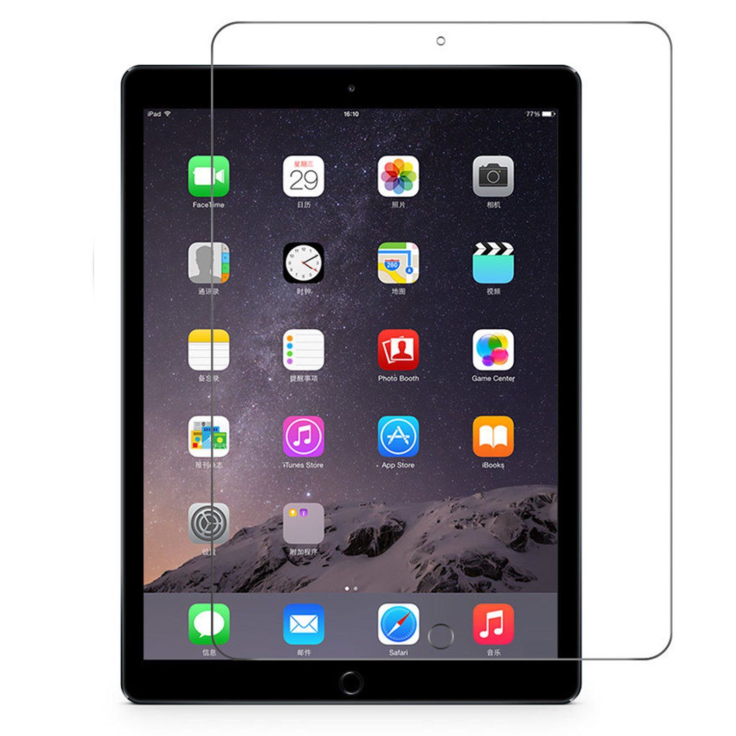 997120-Vouni iPad Pro 10.5/Air 3 Tempered Glass, Clear