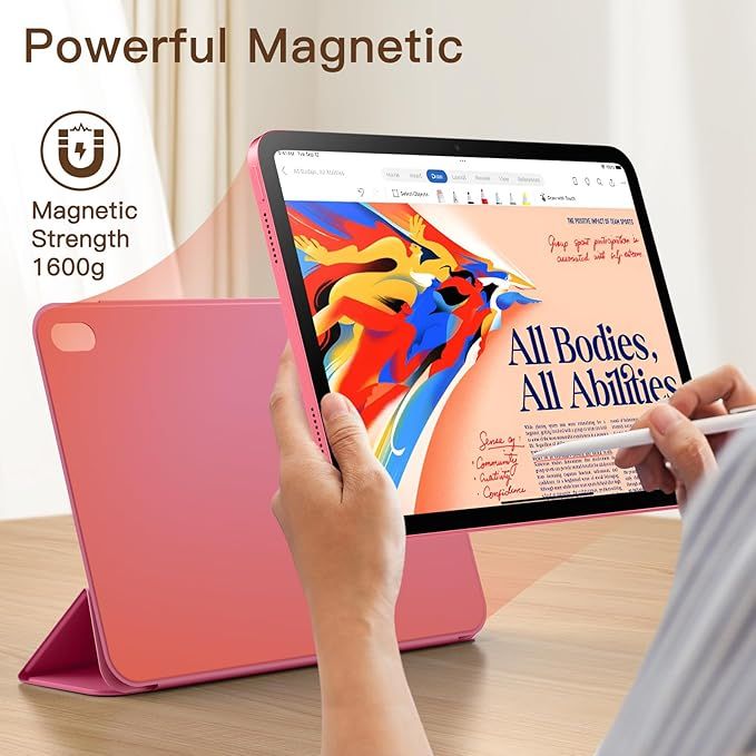 TDG BYX iPad 10.9/11 (2022-A14/2025-A16) Magnet Case, Pink