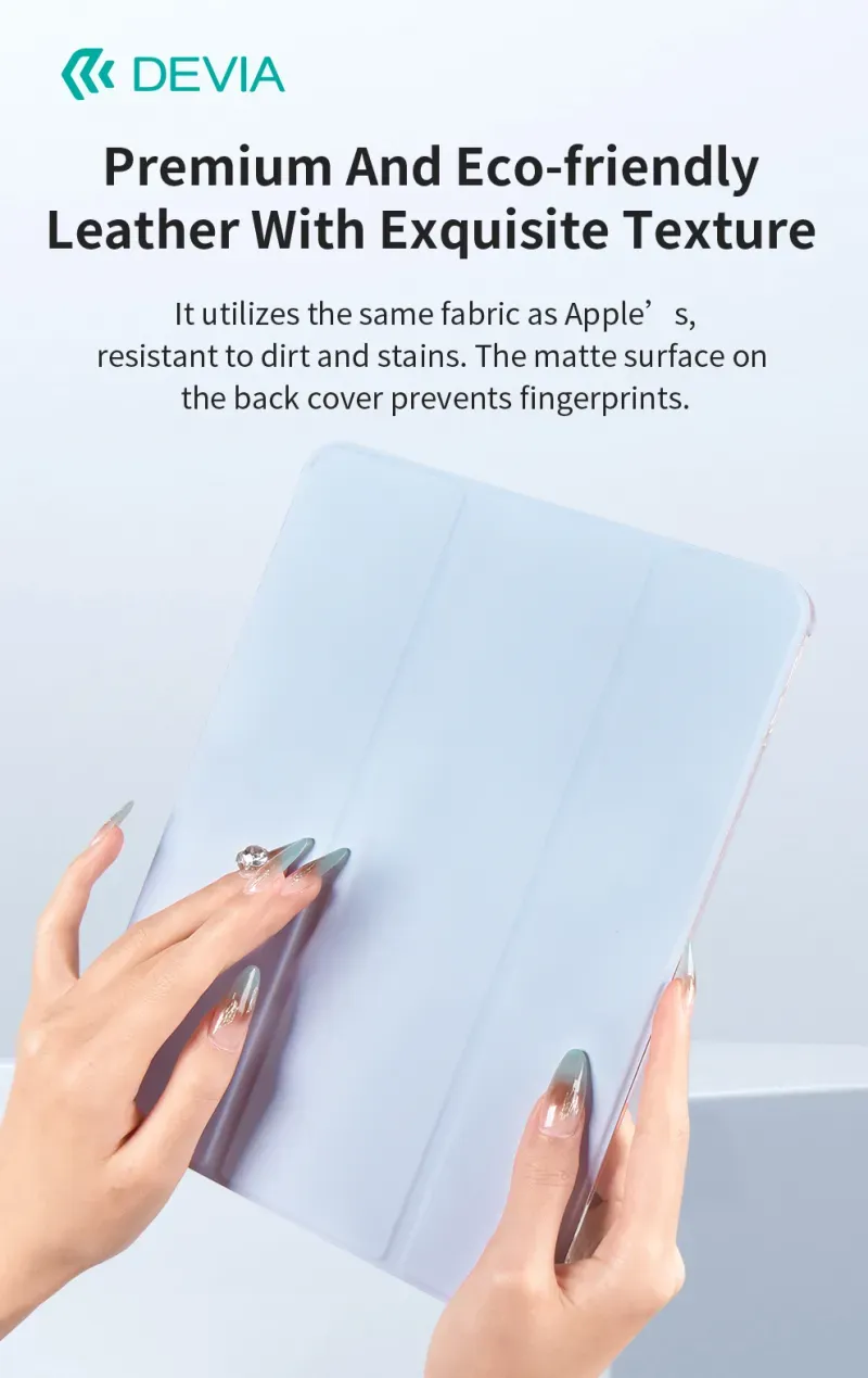 Devia iPad Pro 13 (2024) Cool Series Protective Case, Blue