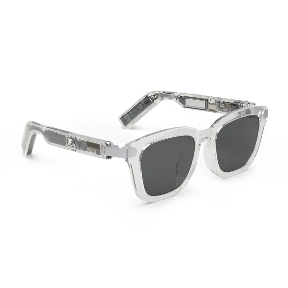 JBL SOUNDGEAR FRAMES SQUARE WIRELESS AUDIO GLASSES, PEARL