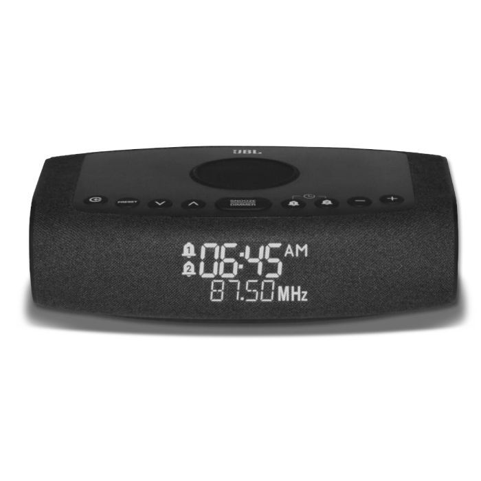 JBL RISE CLOCK RADIO SPEAKER WITH FM, BLACK
