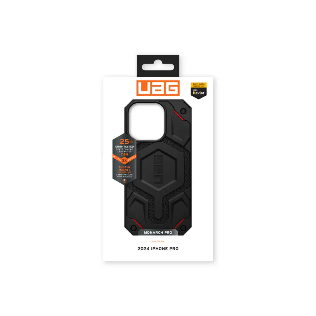 UAG iPhone 16 Pro Max Monarch Pro, Kevlar Black