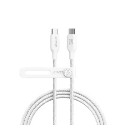 Anker Bio-Braided USB-C to USB-C Cable, 1.8M White