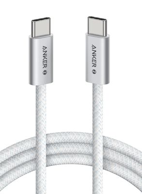 Anker Zolo USB-C to USB-C Braided Cable, 1.5M White