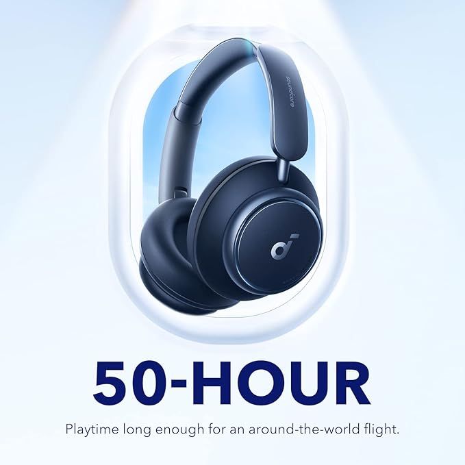 Anker A3040 Soundcore Q45 ANC Headphones, Blue