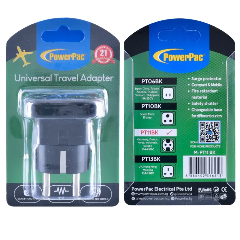 HOYO TRAVELLER ADAPTOR (EURO) (3500084) 2 Round Pin (5102)