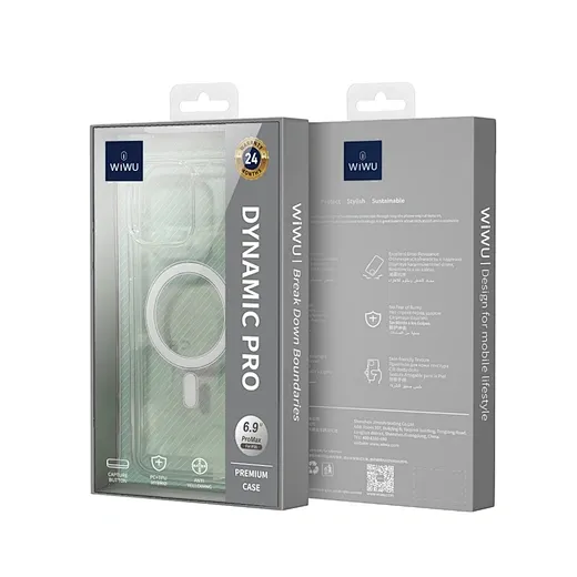 WiWU iPhone 16 Pro Max Dynamic Pro Case, Clear