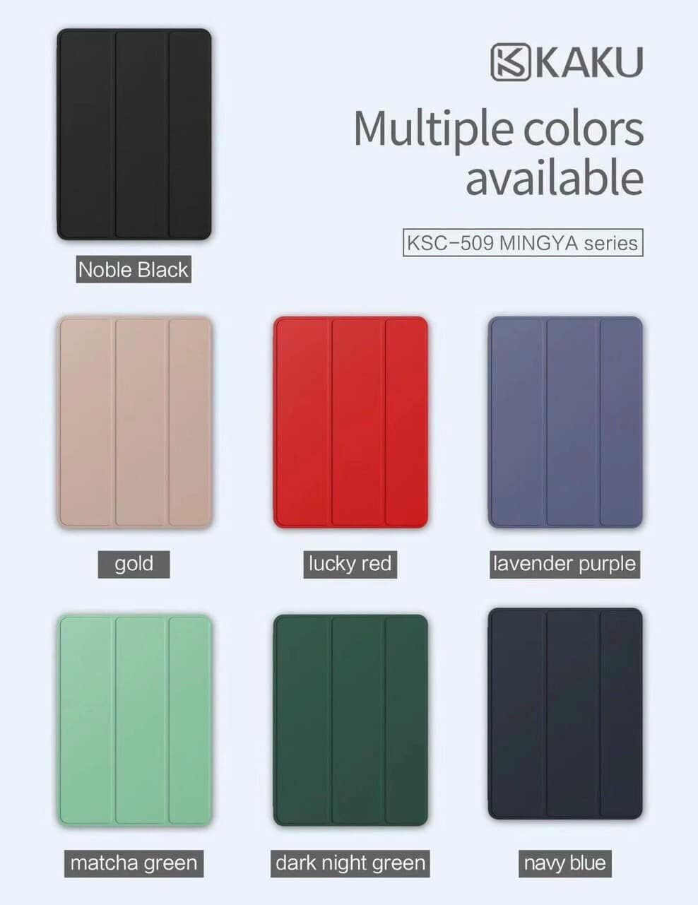 Kaku iPad (10th gen) MINGYA TPU case with apple pencil slot, Navy Blue