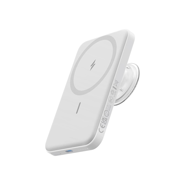 Anker A1612 X Popsockets Power Bank 5,000mAh, White