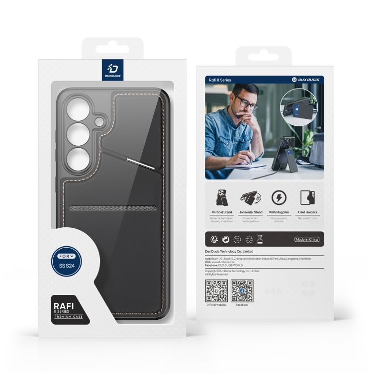 Dux Ducis Samsung Galaxy S24 Rafi II, Black