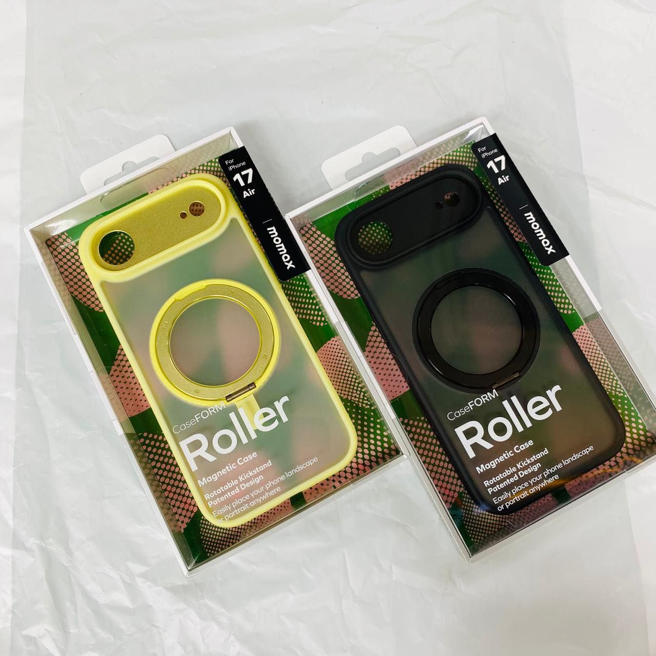Momax iPhone Air Roller Case, Yellow (MRAP25LY)
