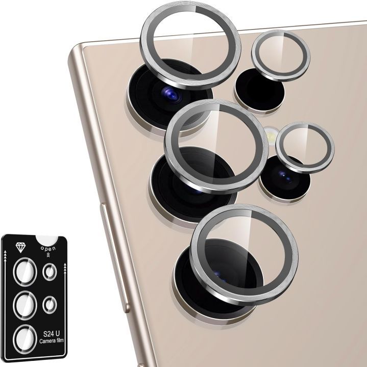 Anank Samsung Galaxy S24 Ultra AR Lens Guard, Silver
