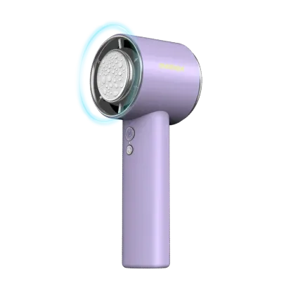 MOMAX Ultra Freeze Portable Icy Colling Fan, Purple