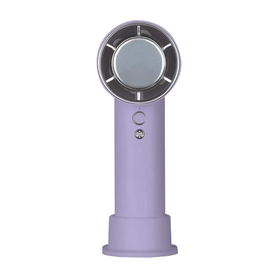 MOMAX Ultra Freeze Portable Icy Colling Fan, Purple